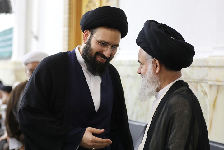 تصاویر/ مراسم بزرگداشت آیت‌الله العظمی شبیری‌زنجانی از آیت الله العظمی مکارم شیرازی