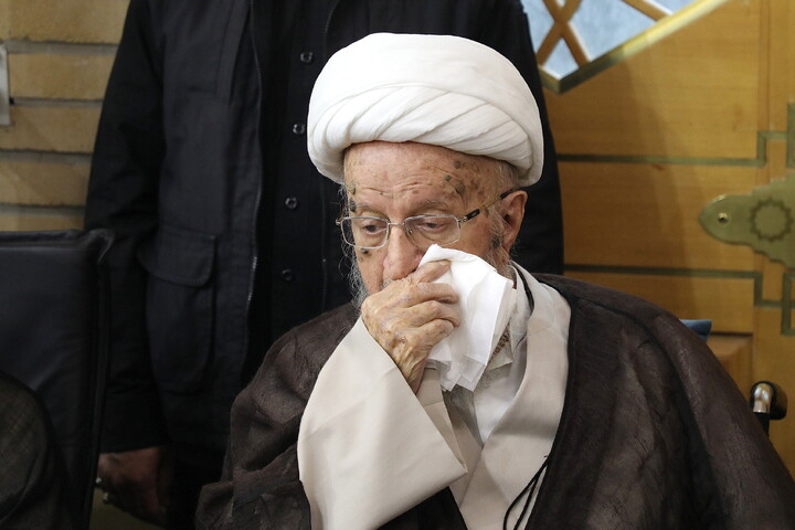 تصاویر/ مراسم بزرگداشت آیت‌الله العظمی شبیری‌زنجانی از آیت الله العظمی مکارم شیرازی