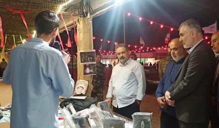 تصاویر| غرفه یادگار خاکی در نمایشگاه دفاع مقدس