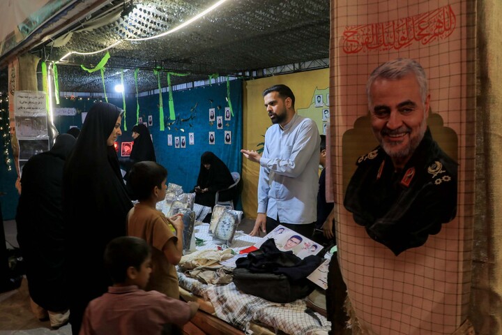تصاویر| غرفه یادگار خاکی در نمایشگاه دفاع مقدس
