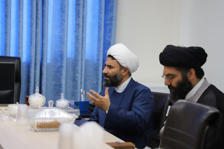 تصاویر/ دیدار امام جمعه شهرستان قروه با مدیر حوزه علمیه کردستان