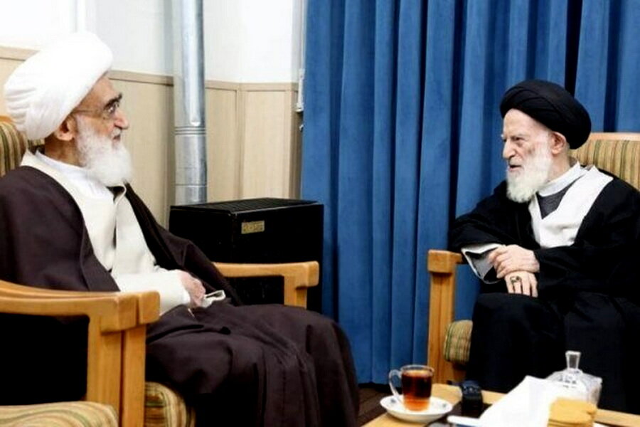 مراسم بزرگداشت آیت‌الله العظمی شبیری‌زنجانی(ره) از طرف آیت‌الله العظمی نوری‌همدانی