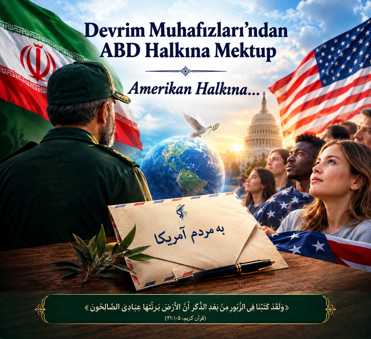 Devrim Muhafızları Ordusu’nun ABD Halkına Mektubunun Özeti