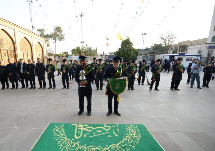 تصاویر/ سنگ مزار جدید حضرت عبدالعظیم حسنی(ع)