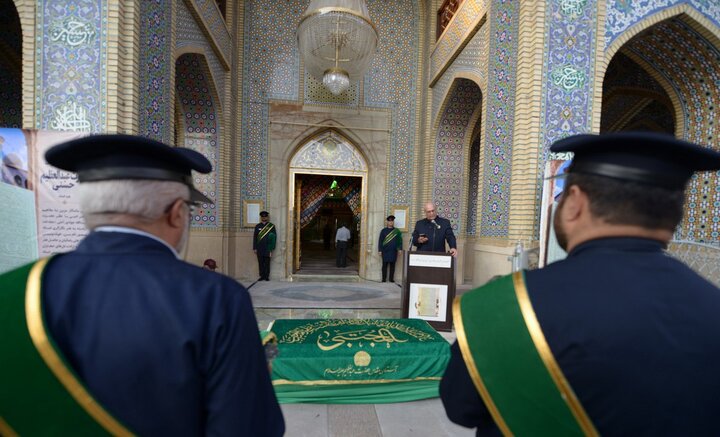 تصاویر/ سنگ مزار جدید حضرت عبدالعظیم حسنی(ع)