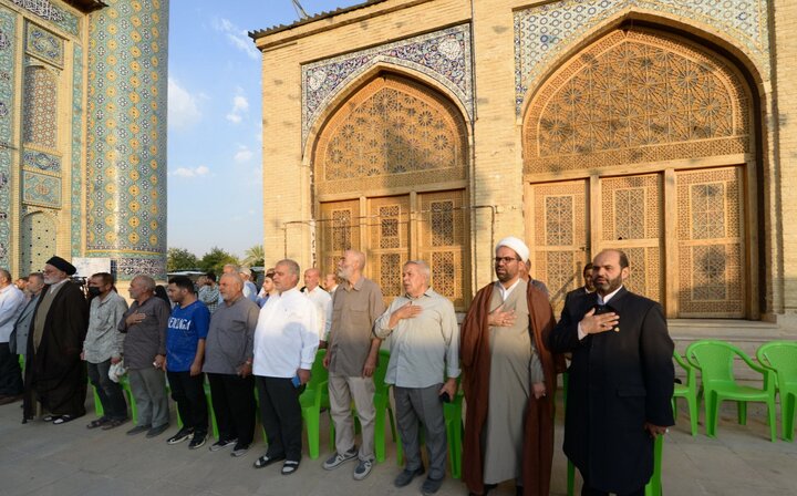 تصاویر/ سنگ مزار جدید حضرت عبدالعظیم حسنی(ع)