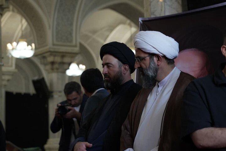 تصاویر/ مراسم بزرگداشت آیت الله العظمی شبیری زنجانی در مدرسه عالی شهید مطهری