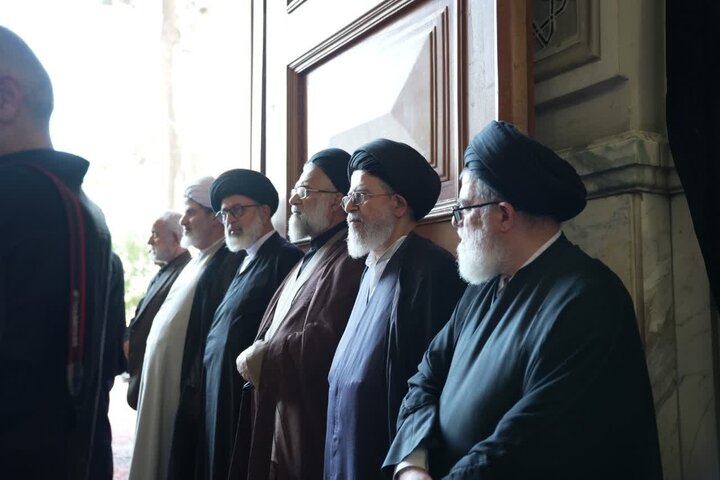 تصاویر/ مراسم بزرگداشت آیت الله العظمی شبیری زنجانی در مدرسه عالی شهید مطهری