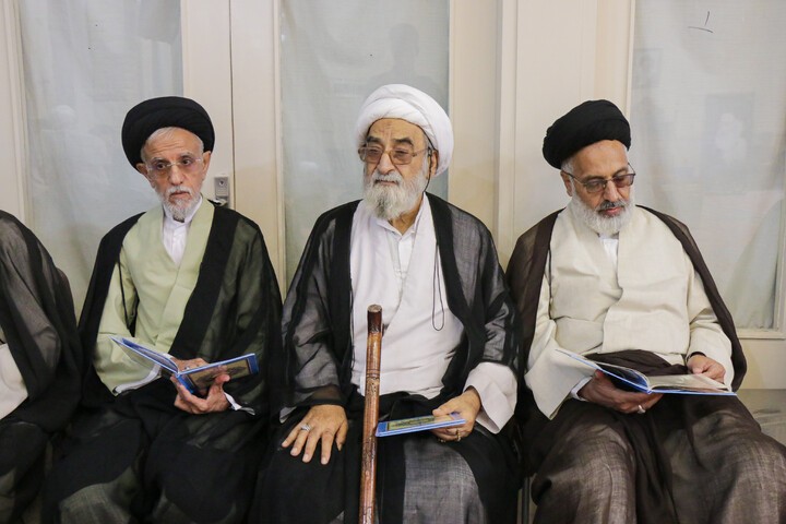 تصاویر/ بزرگداشت آیت‌الله العظمی شبیری زنجانی(ره) از سوی بیت حضرت آیت‌الله العظمی گلپایگانی