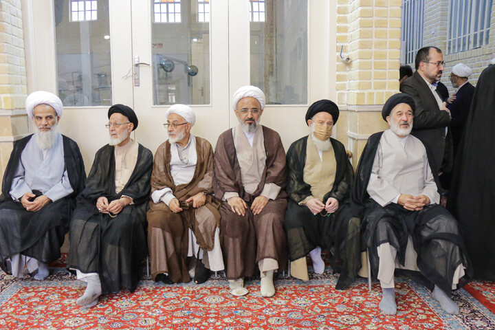 تصاویر/ بزرگداشت آیت‌الله العظمی شبیری زنجانی(ره) از سوی بیت حضرت آیت‌الله العظمی گلپایگانی