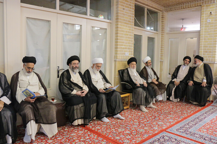تصاویر/ بزرگداشت آیت‌الله العظمی شبیری زنجانی(ره) از سوی بیت حضرت آیت‌الله العظمی گلپایگانی
