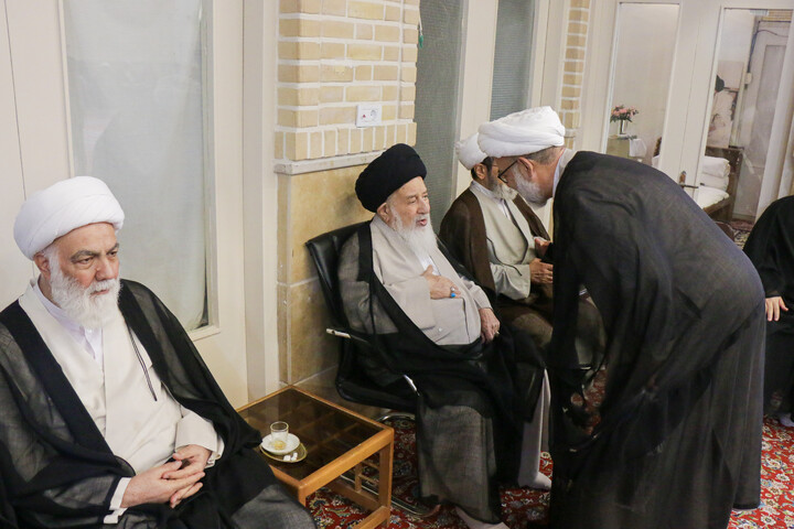 تصاویر/ بزرگداشت آیت‌الله العظمی شبیری زنجانی(ره) از سوی بیت حضرت آیت‌الله العظمی گلپایگانی