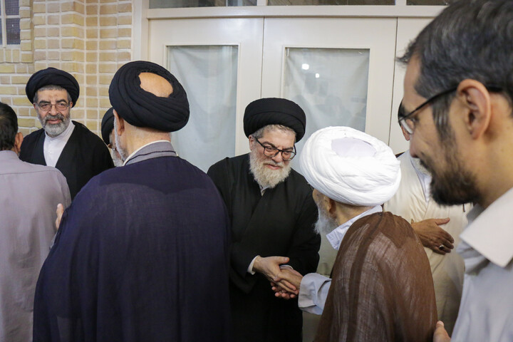 تصاویر/ بزرگداشت آیت‌الله العظمی شبیری زنجانی(ره) از سوی بیت حضرت آیت‌الله العظمی گلپایگانی