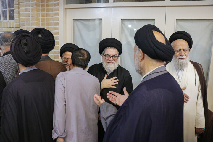 تصاویر/ بزرگداشت آیت‌الله العظمی شبیری زنجانی(ره) از سوی بیت حضرت آیت‌الله العظمی گلپایگانی