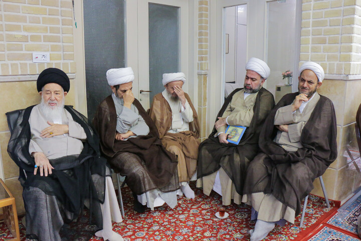 تصاویر/ بزرگداشت آیت‌الله العظمی شبیری زنجانی(ره) از سوی بیت حضرت آیت‌الله العظمی گلپایگانی