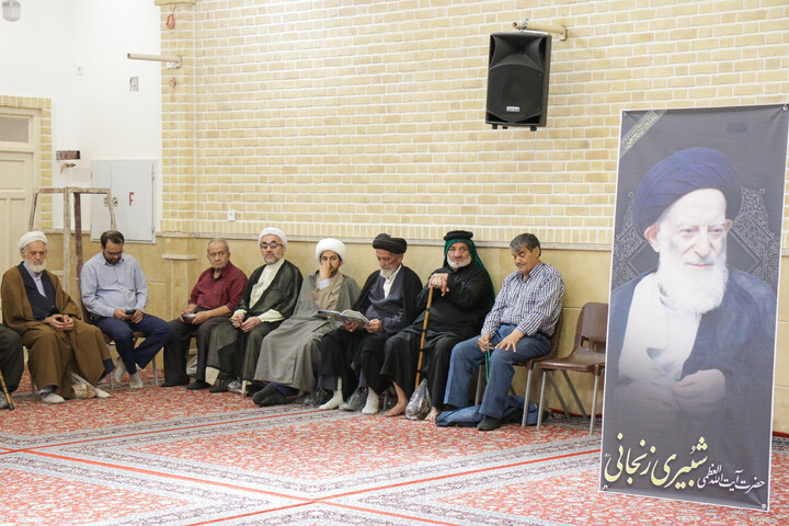 تصاویر/ بزرگداشت آیت‌الله العظمی شبیری زنجانی(ره) از سوی بیت حضرت آیت‌الله العظمی گلپایگانی
