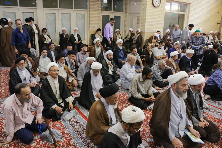 تصاویر/ بزرگداشت آیت‌الله العظمی شبیری زنجانی(ره) از سوی بیت حضرت آیت‌الله العظمی گلپایگانی