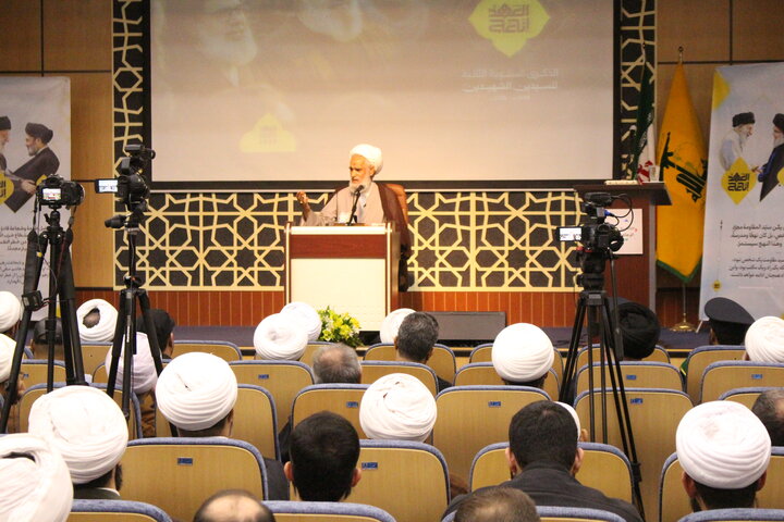 تصاویر/ دومین سالگرد شهادت سید حسن نصرالله(ره) برگزار شد