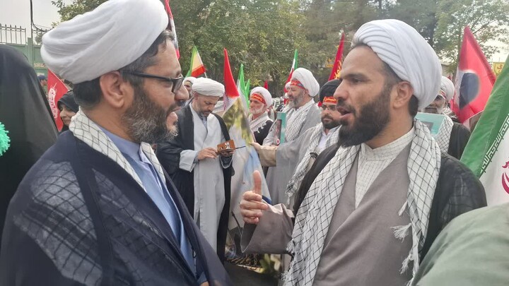 تصاویر |حضورمقتدارنه روحانیون نهادهای حوزوی اصفهان در رزمایش جانفدا