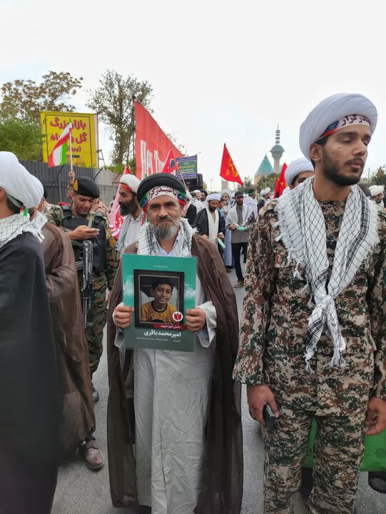 تصاویر |حضورمقتدارنه روحانیون نهادهای حوزوی اصفهان در رزمایش جانفدا