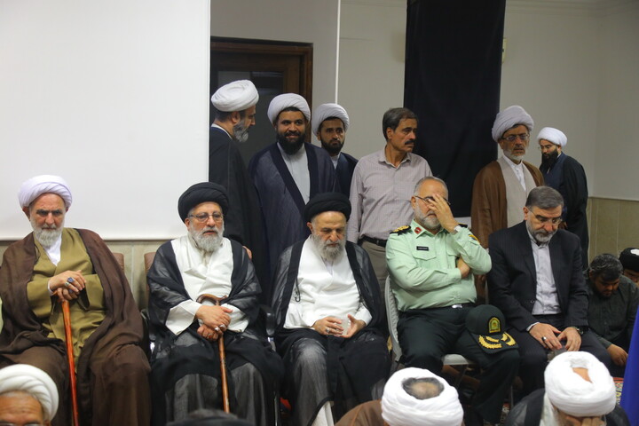 تصاویر/ مراسم بزرگداشت آیت الله العظمی شبیری زنجانی توسط آیت الله العظمی جوادی آملی