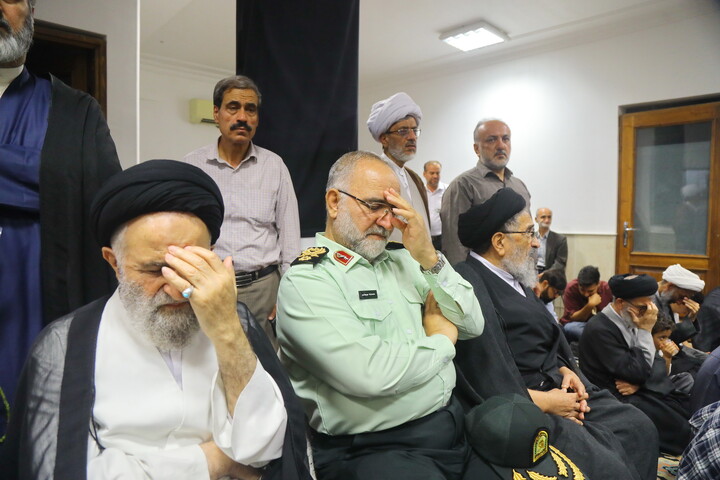 تصاویر/ مراسم بزرگداشت آیت الله العظمی شبیری زنجانی توسط آیت الله العظمی جوادی آملی