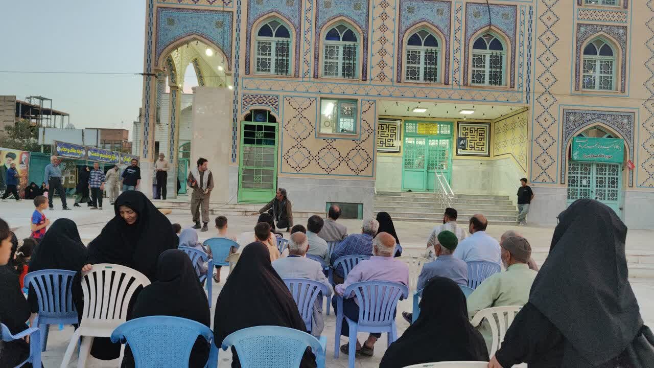 نمایش خیابانی «فراموش‌نشدنی» در آستان مقدس امامزادگان ابراهیم و محمد(ع)