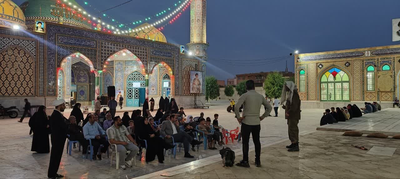 نمایش خیابانی «فراموش‌نشدنی» در آستان مقدس امامزادگان ابراهیم و محمد(ع)