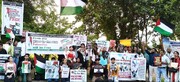 فلسطین کی حمایت میں ممبئی میں مظاہرہ؛ فلسطین نواز کارکنوں کے خلاف مبینہ پولیس کارروائی کی مذمت