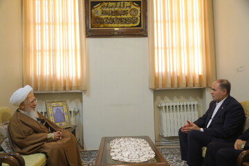 Photos: Iran's Agriculture Minister Meets Grand Ayatollah Javadi Amoli