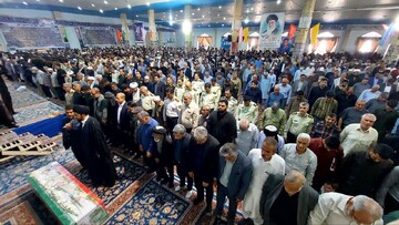 تصاویر/ وداع باشکوه مردم ولایتمدار سیستان با شهید امنیت علیرضاسنچولی