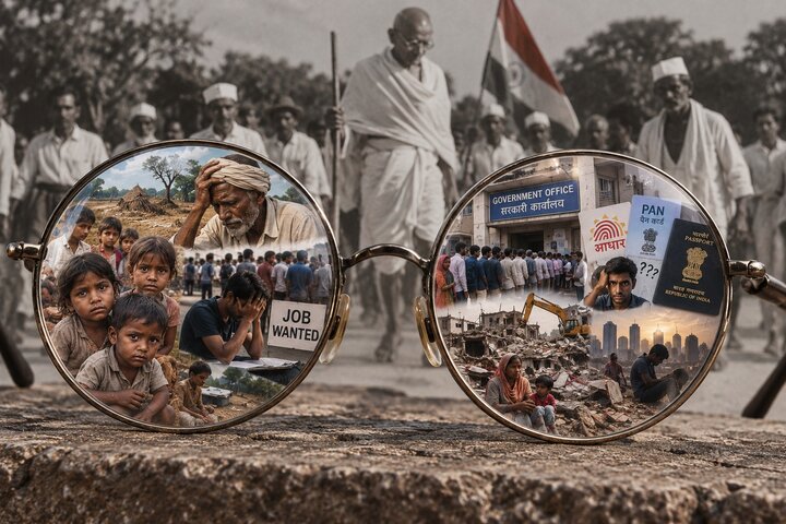 گاندھی جی کی عینک سے ہندوستان