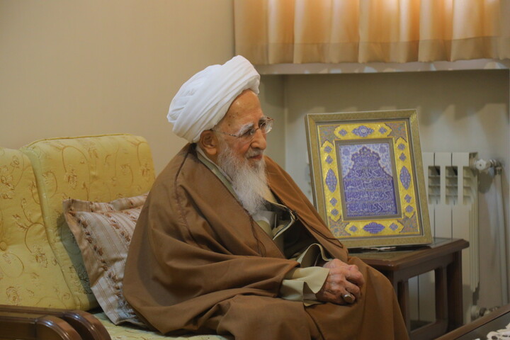 تصاویر/ دیدار وزیر جهاد کشاورزی با آیت الله العظمی جوادی آملی