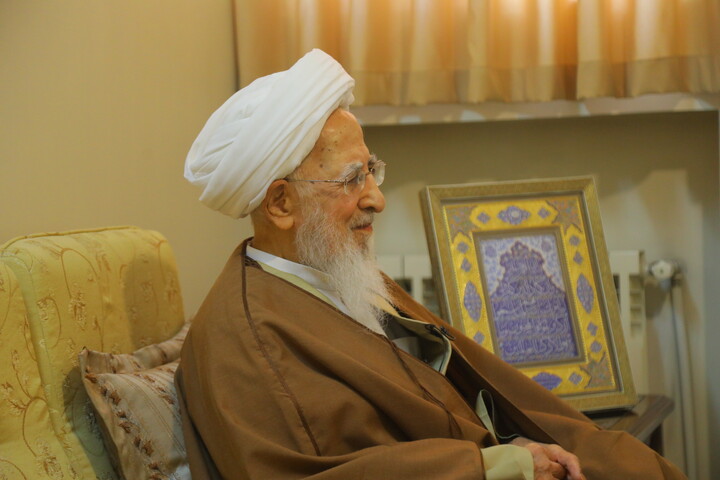 تصاویر/ دیدار وزیر جهاد کشاورزی با آیت الله العظمی جوادی آملی