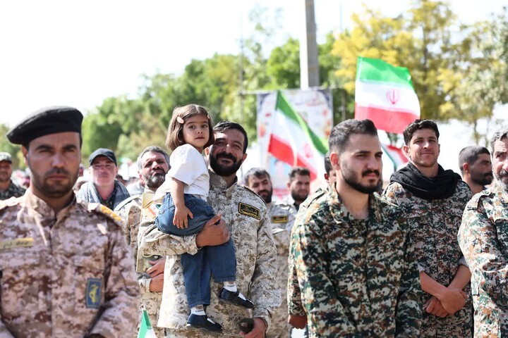 تصاویر / برگزاری رزمایش «جان‌فدایان ولایت» در شهر قهاوند