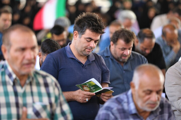 تصاویر/ برگزاری دعای ندبه در گلزار شهدای خلدبرین یزد