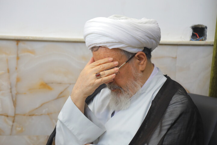 تصاویر/ مراسم بزرگداشت آیت الله العظمی شبیری زنجانی توسط آیت الله العظمی نوری همدانی