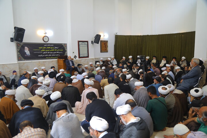 تصاویر/ مراسم بزرگداشت آیت الله العظمی شبیری زنجانی توسط آیت الله العظمی نوری همدانی