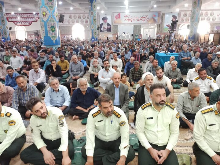 تصاویر/ نمازعبادی سیاسی جمعه کاشان