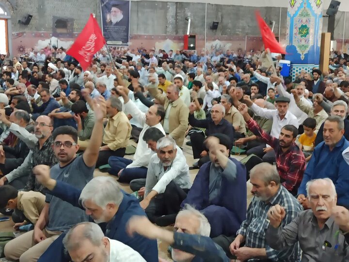 تصاویر/ نمازعبادی سیاسی جمعه کاشان