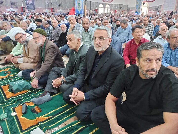 تصاویر/ نمازعبادی سیاسی جمعه کاشان