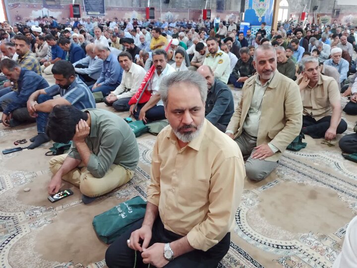 تصاویر/ نمازعبادی سیاسی جمعه کاشان