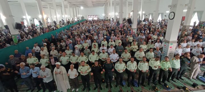 تصاویر/اقامه نماز عبادی سیاسی جمعه در ساوه