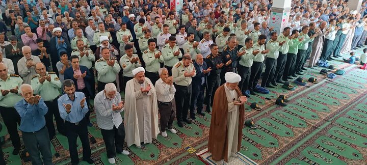تصاویر/اقامه نماز عبادی سیاسی جمعه در ساوه