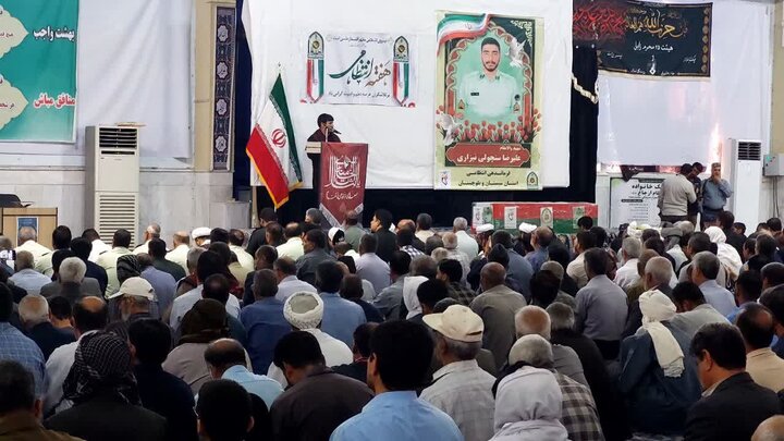 وداع باشکوه مردم ولایتمدار سیستان با شهید امنیت علیرضاسنچولی