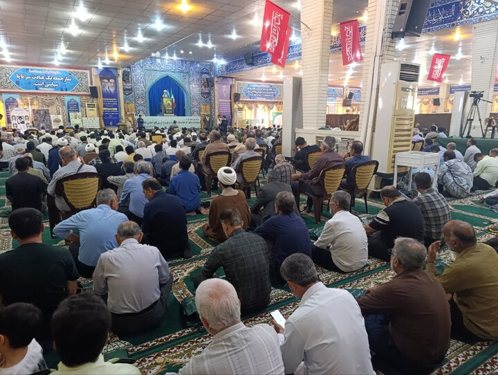 نماز جمعه بوشهر به روایت تصویر