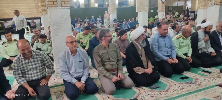 تصاویر/اقامه نماز عبادی سیاسی جمعه در زرندیه