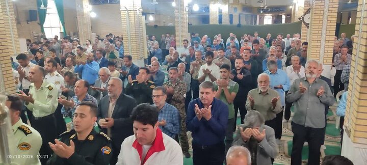 تصاویر/اقامه نماز عبادی سیاسی جمعه در زرندیه
