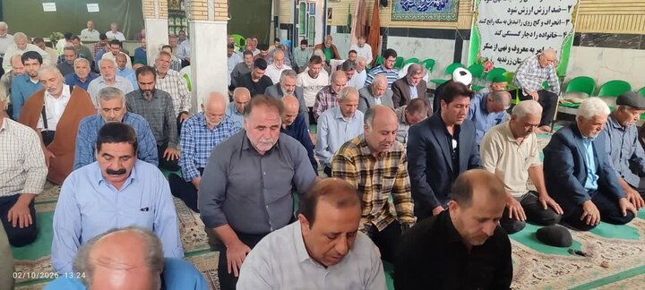 تصاویر/اقامه نماز عبادی سیاسی جمعه در زرندیه