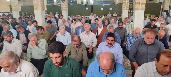 تصاویر/اقامه نماز عبادی سیاسی جمعه در زرندیه